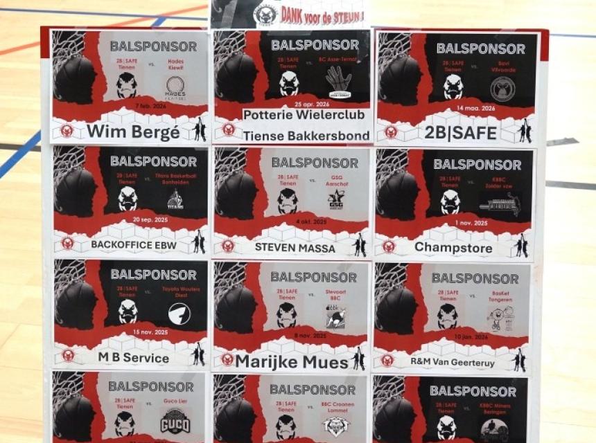 Bedankt !